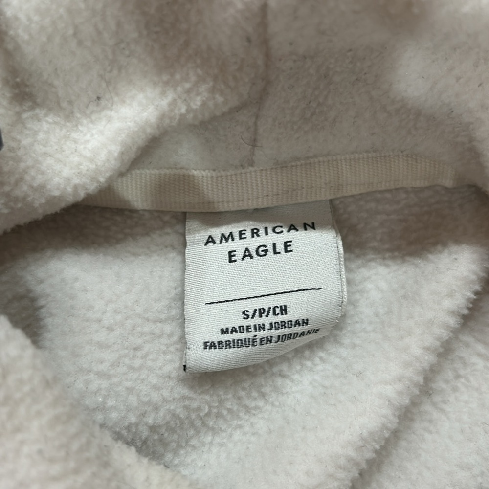American Eagle men’s size small hoodie fuzzy - Picture 4 of 4